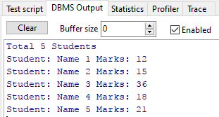Array in PLSQL