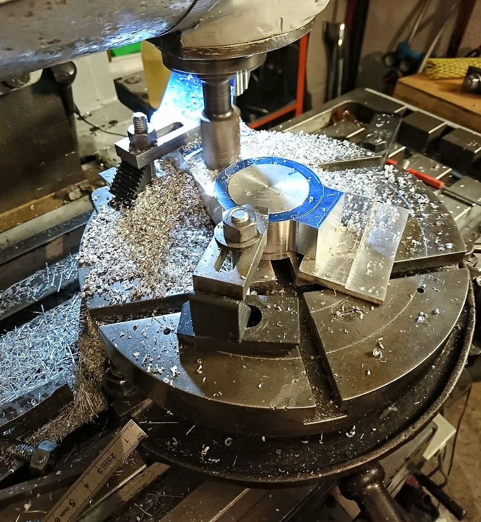 Custom front fork mount