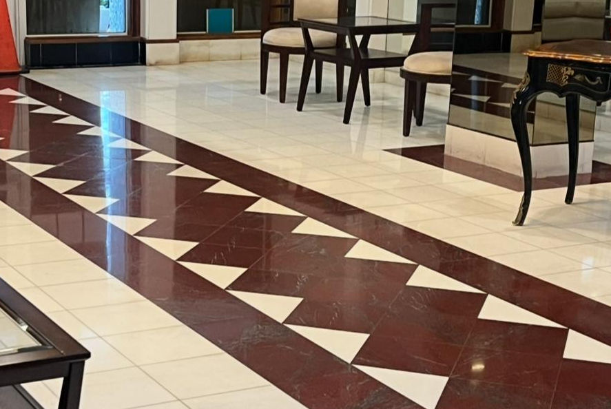 Marble floor restoration