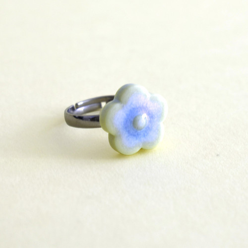 アクセサリー scallop flower ring /KINARIYA Minoyaki Flower Ring | Toki