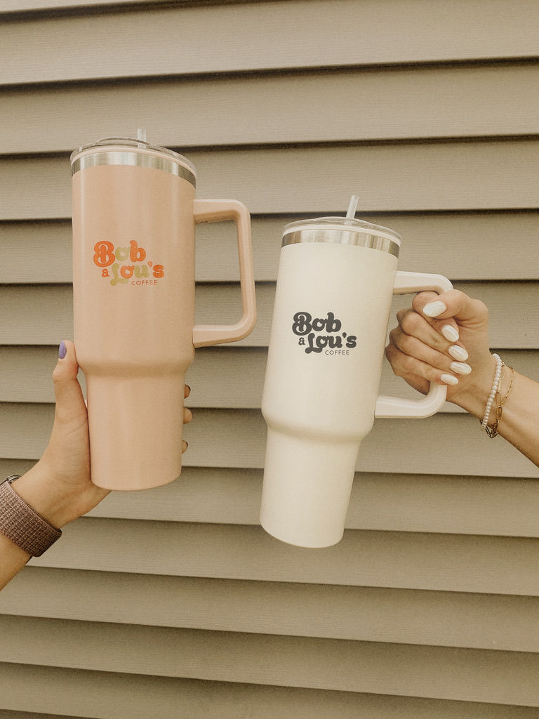 40 Bob & Lou's Tumbler - Pink OR Cream