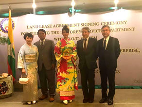 【イベント】ヤンゴン契約サイニングセレモニーinミャンマー