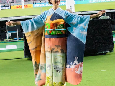 BS⽇本テレビ「冨永愛の伝統TO未来」
代表作としてナミビア共和国のKIMONOを紹介