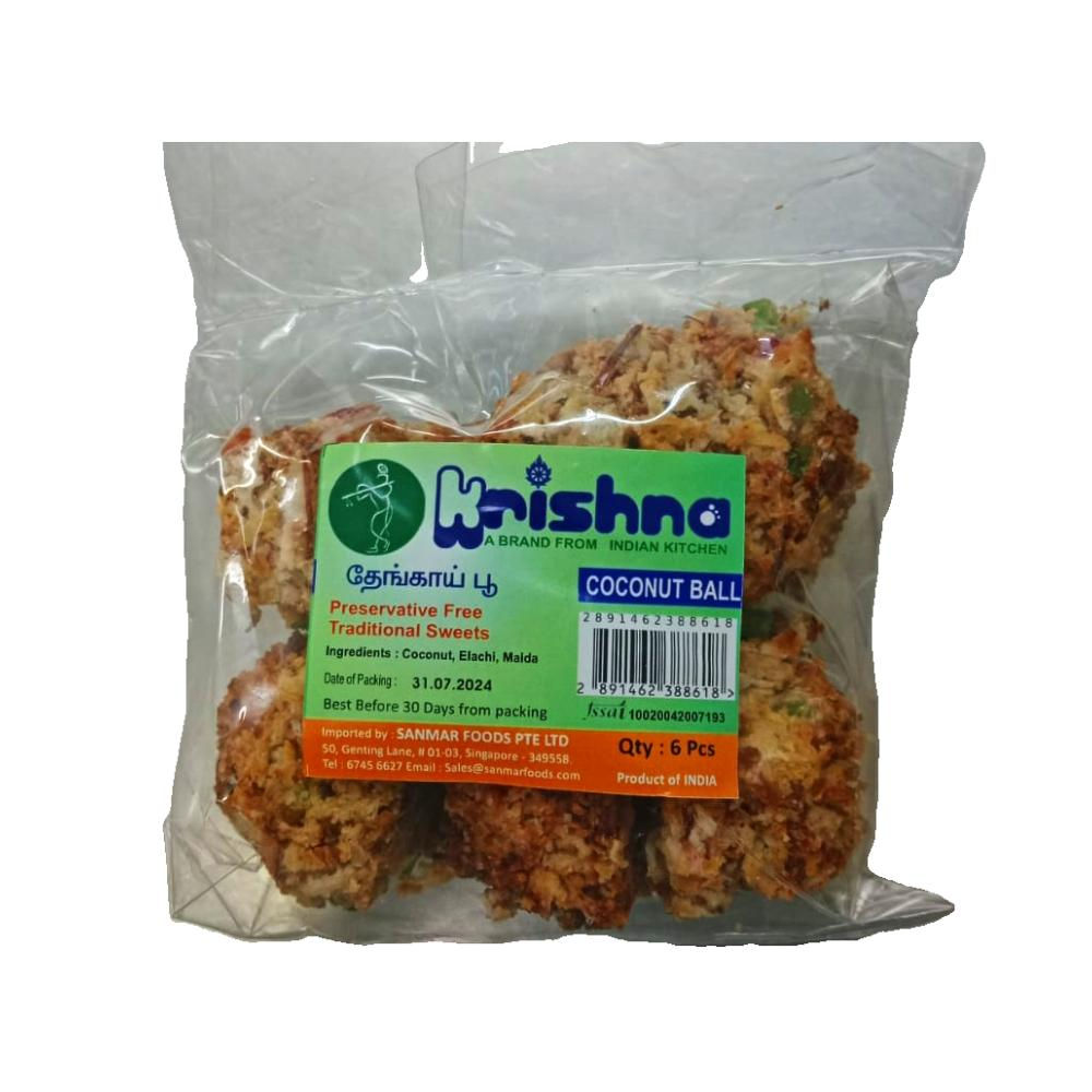 KRISHNA Coconut Ball | 6pcs
