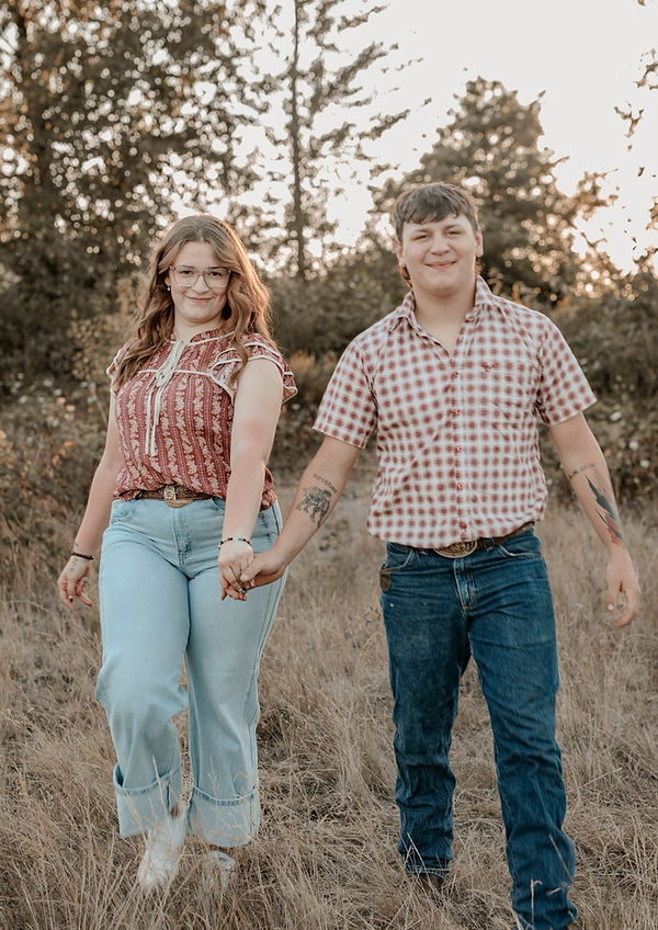 Couple in a field