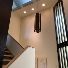 High Ceiling Fan Installation with Difficult Access Wiring