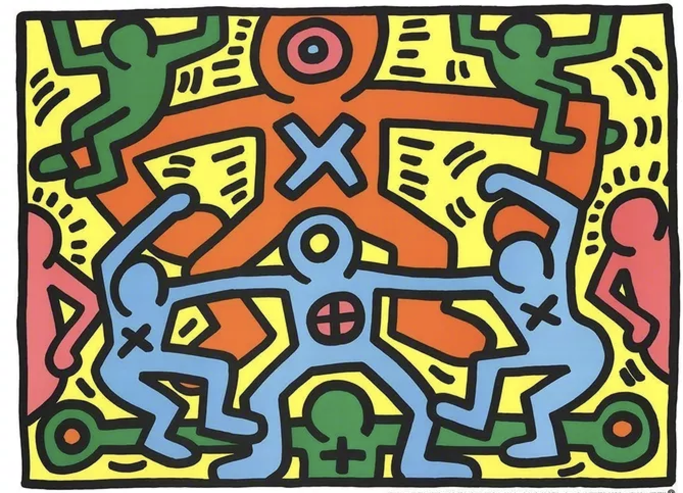 Serigraphie en couleurs signe