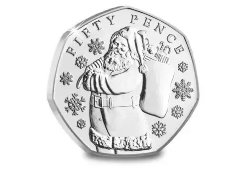 Miniaturbild: 2023 Jersey Father Christmas 50p set of 5