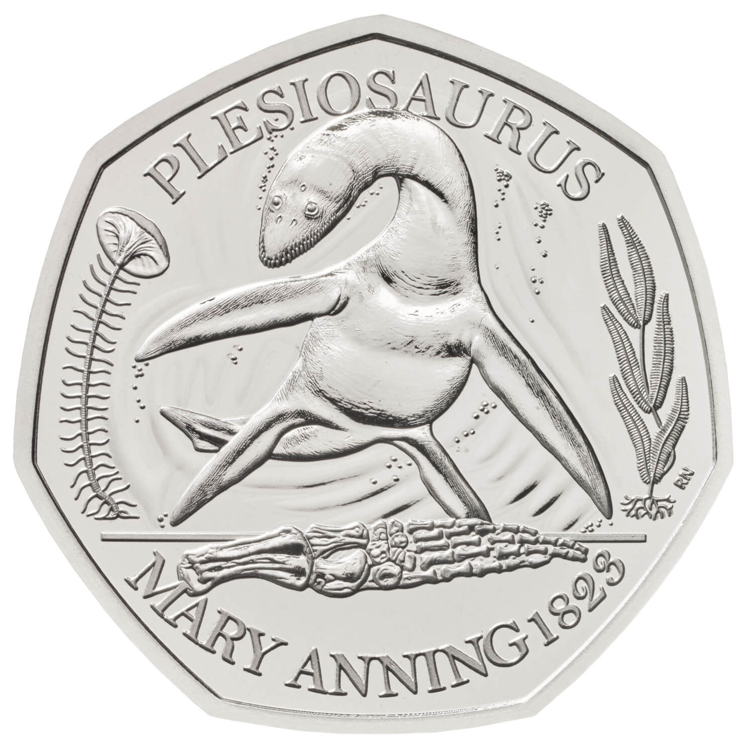 2021 Dinosaurs - Plesiosaurus 50p Coin