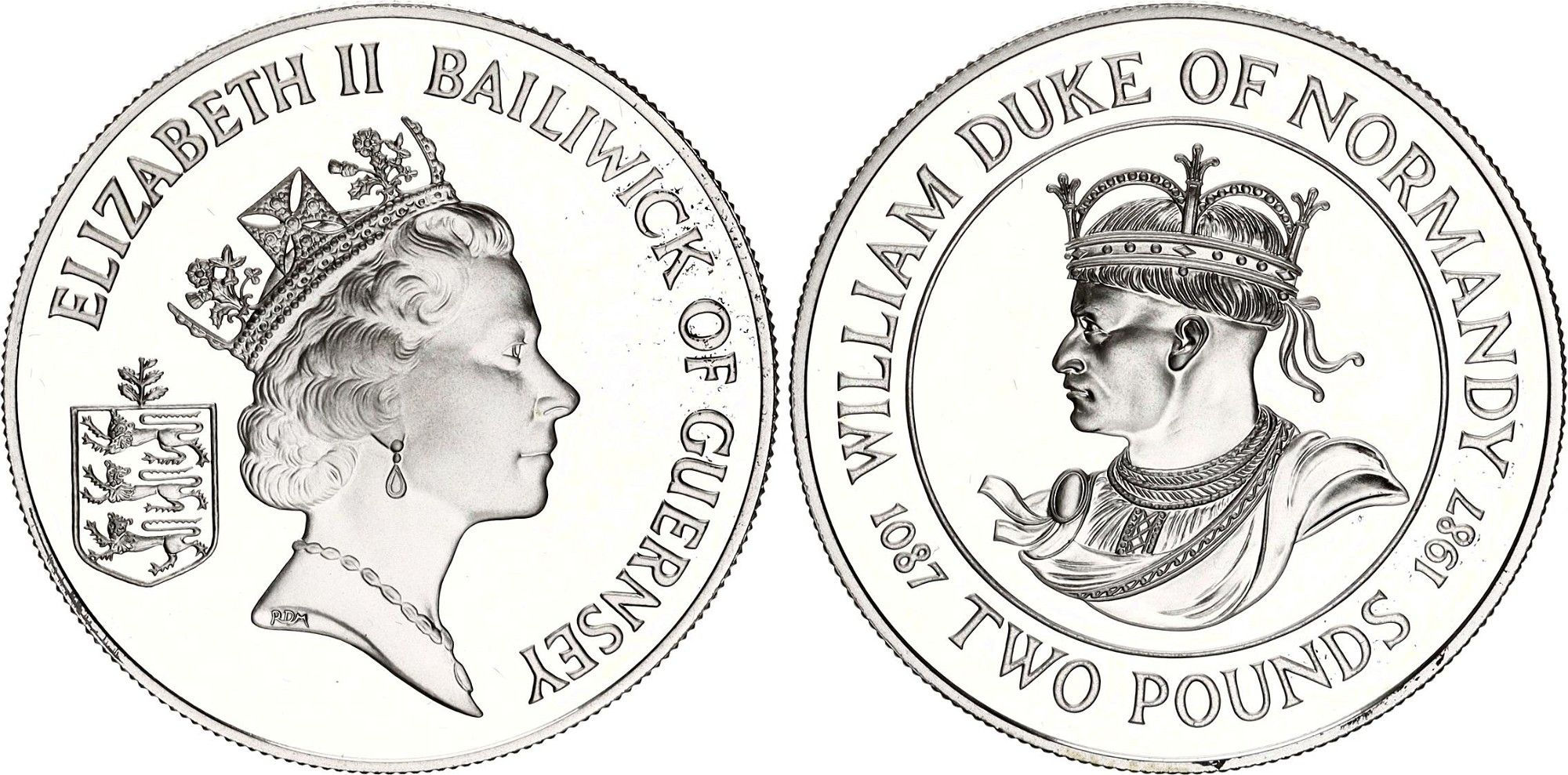 1987 Guernsey William Duke of Normandy £2
