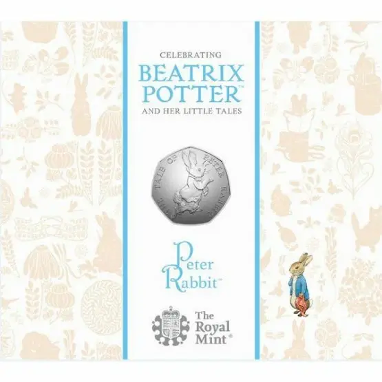 Miniaturbild: 2017 Beatrix Potter 50p Coin Set of 4 Royal Mint Packs