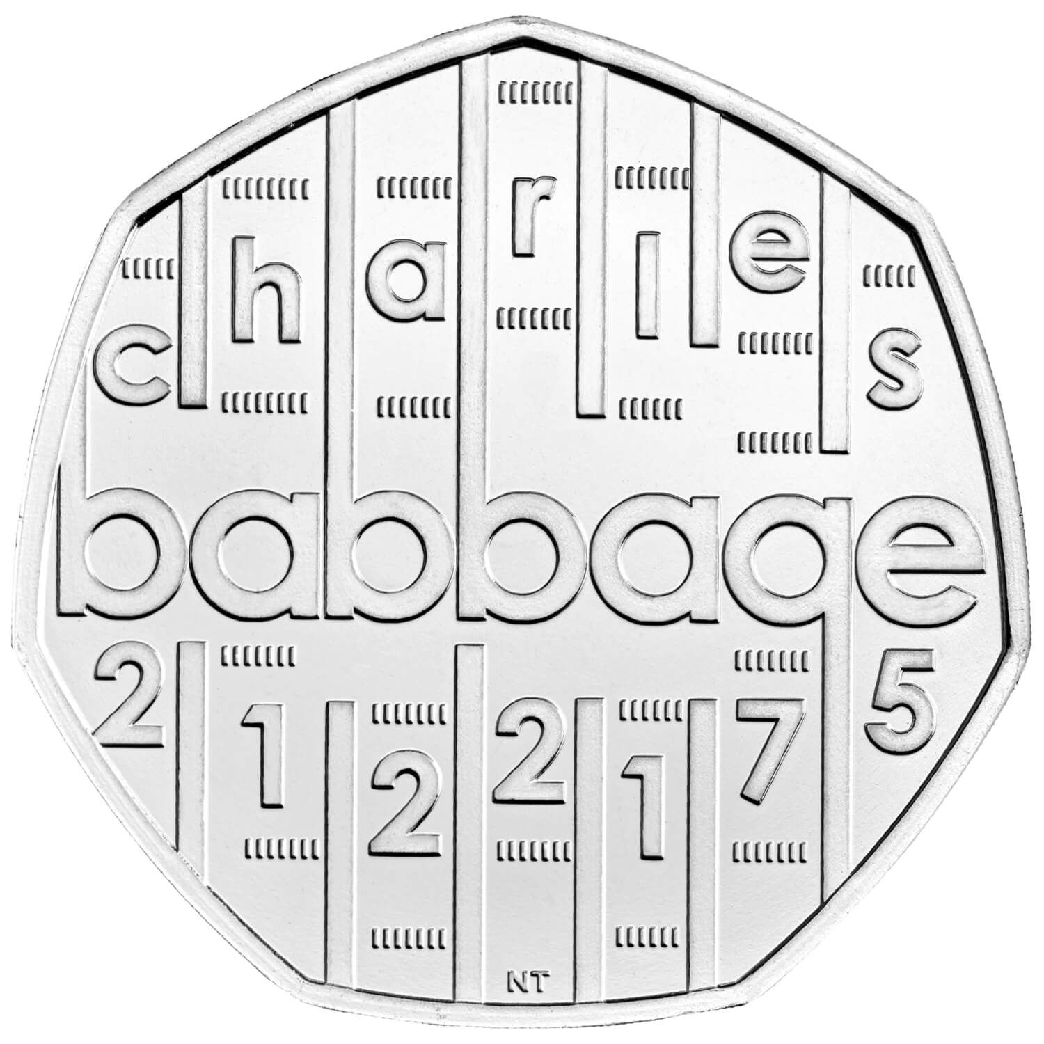 2021 Charles Babbage 50p Coin