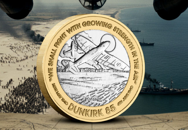 Miniatura: 2025 Jersey 80th Anniversary of Dunkirk £2 Set of 4