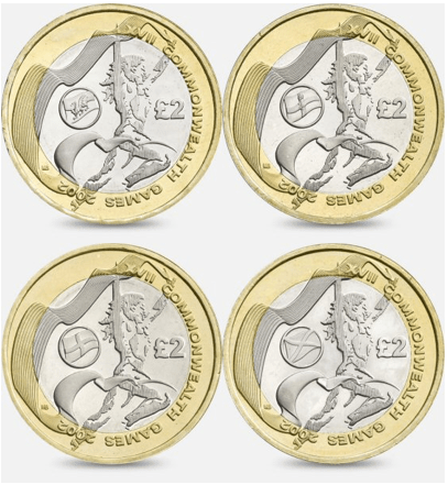 The Commonwealth Games £2 Coin Set