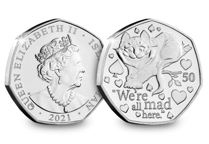 Miniatura: 2021 Isle of Man Alice in Wonderland 50p (Five Coin Set)