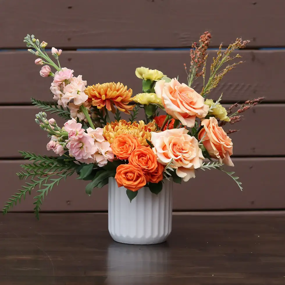 Cinnamon Sunset Vase Bouquet