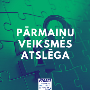 ADKAR MODELIS - STRUKTURĒTA PIEEJA PRETESTĪBAS MAZINĀŠANAI, VADOT PĀRMAIŅAS