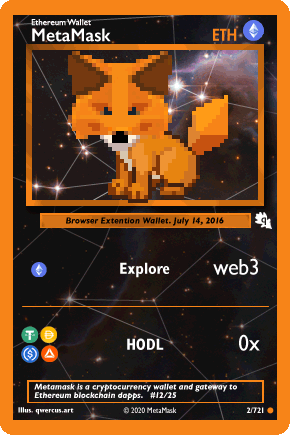Carte Pokemon MetaMask