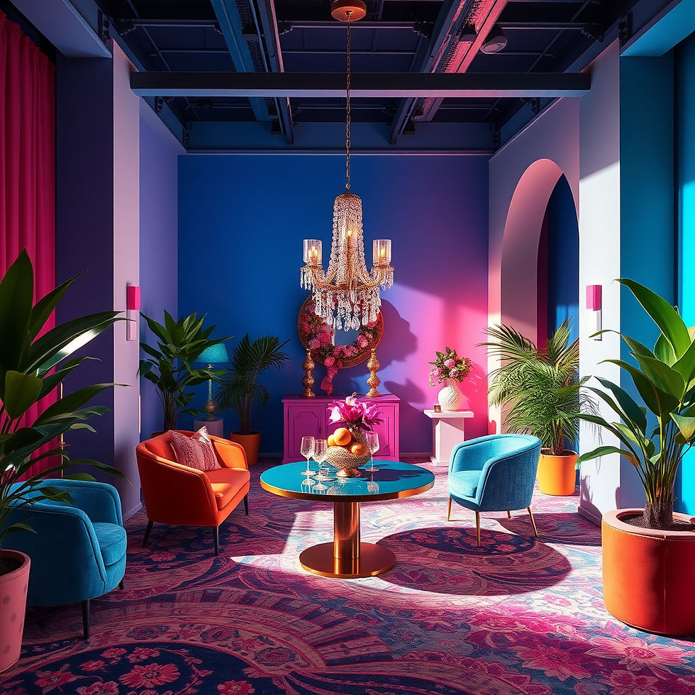 Luxury editorial  & event production Rentals Colorful .jpg