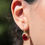 Thumbnail: Scarlet Freesia Earring