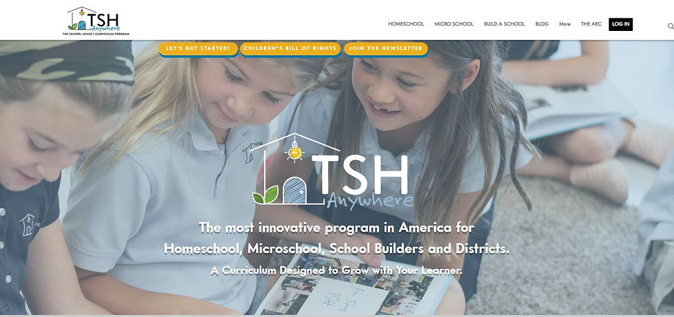 How The School House Anywhere (TSHA) and the American Emergent Curriculum (AEC) Support Homeschooling
