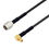 Thumbnail: MMCX Male Right Angle to SMA Male Low Loss Cable Assembly