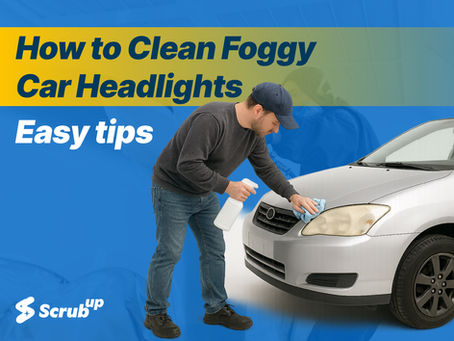 How to Clean Foggy Car Headlights Easily