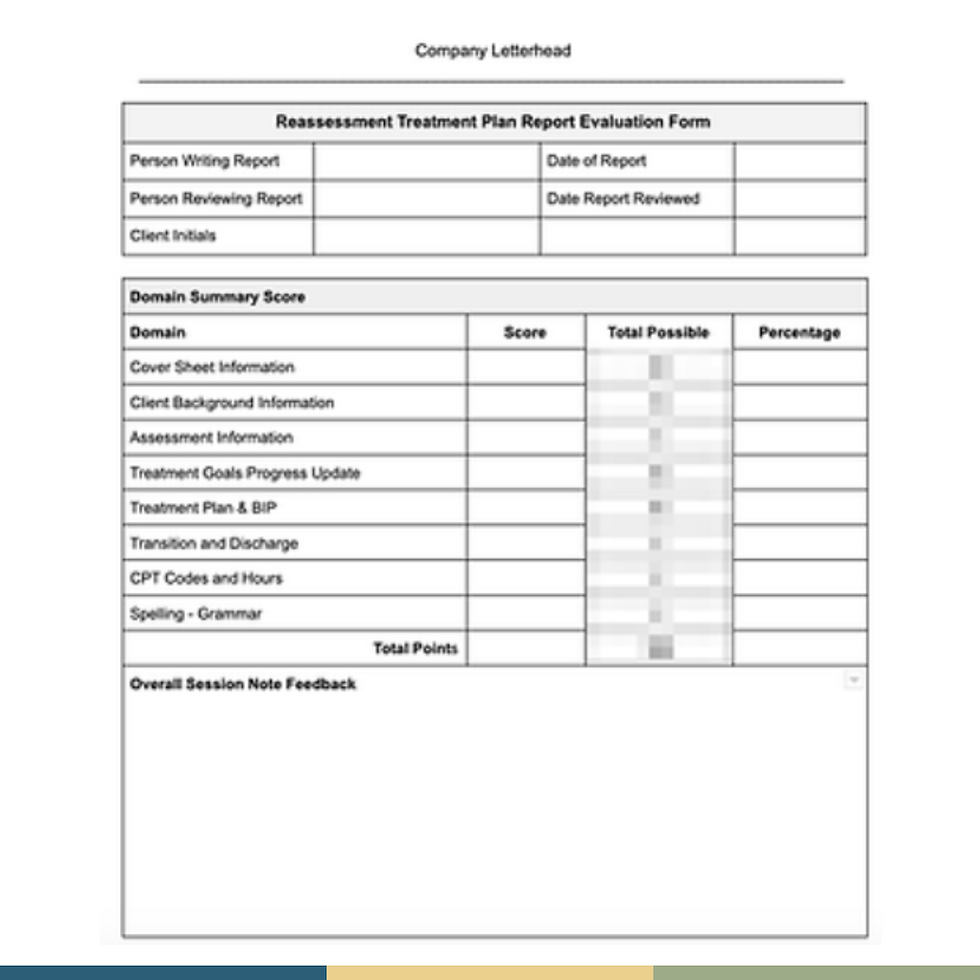 Thumbnail: 6-Month ABA Reassessment Report and Treatment Plan Resource Bundle