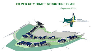 Pages from Shire of Christmas Island Silver City Structure Plan Final Draft 3.9.2025, with