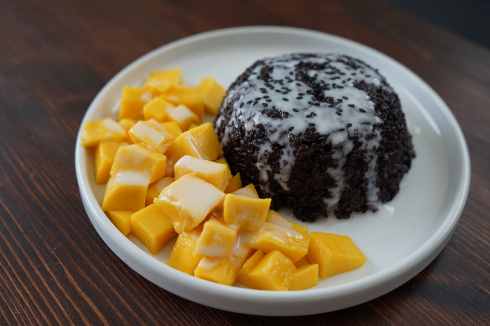 Mango and Black Sticky Rice