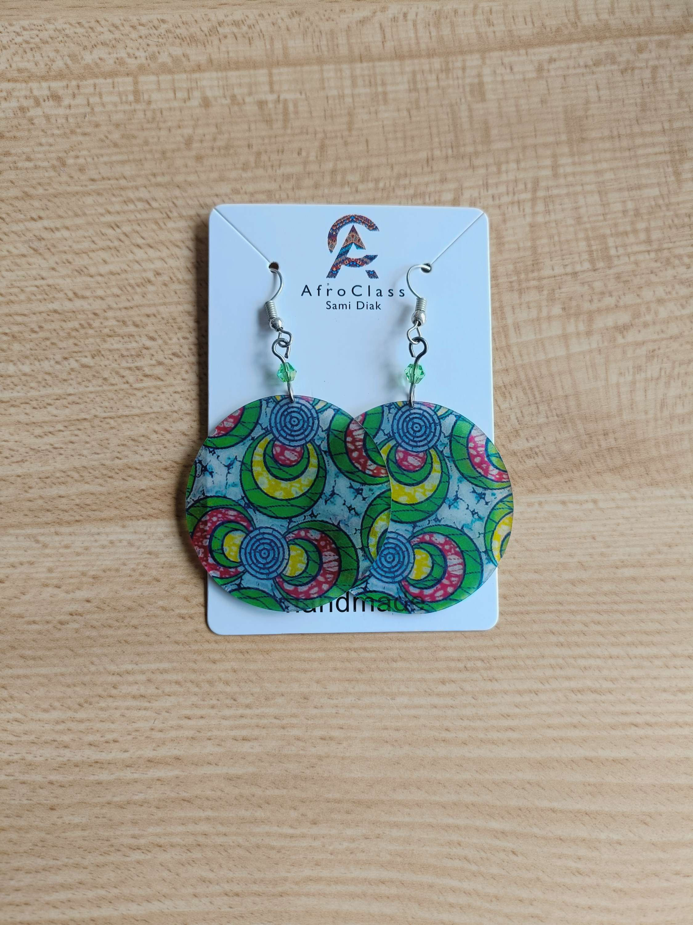 Boucles d'oreilles en nacre