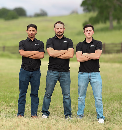 three members of the Sahleen Construction & Restoration team