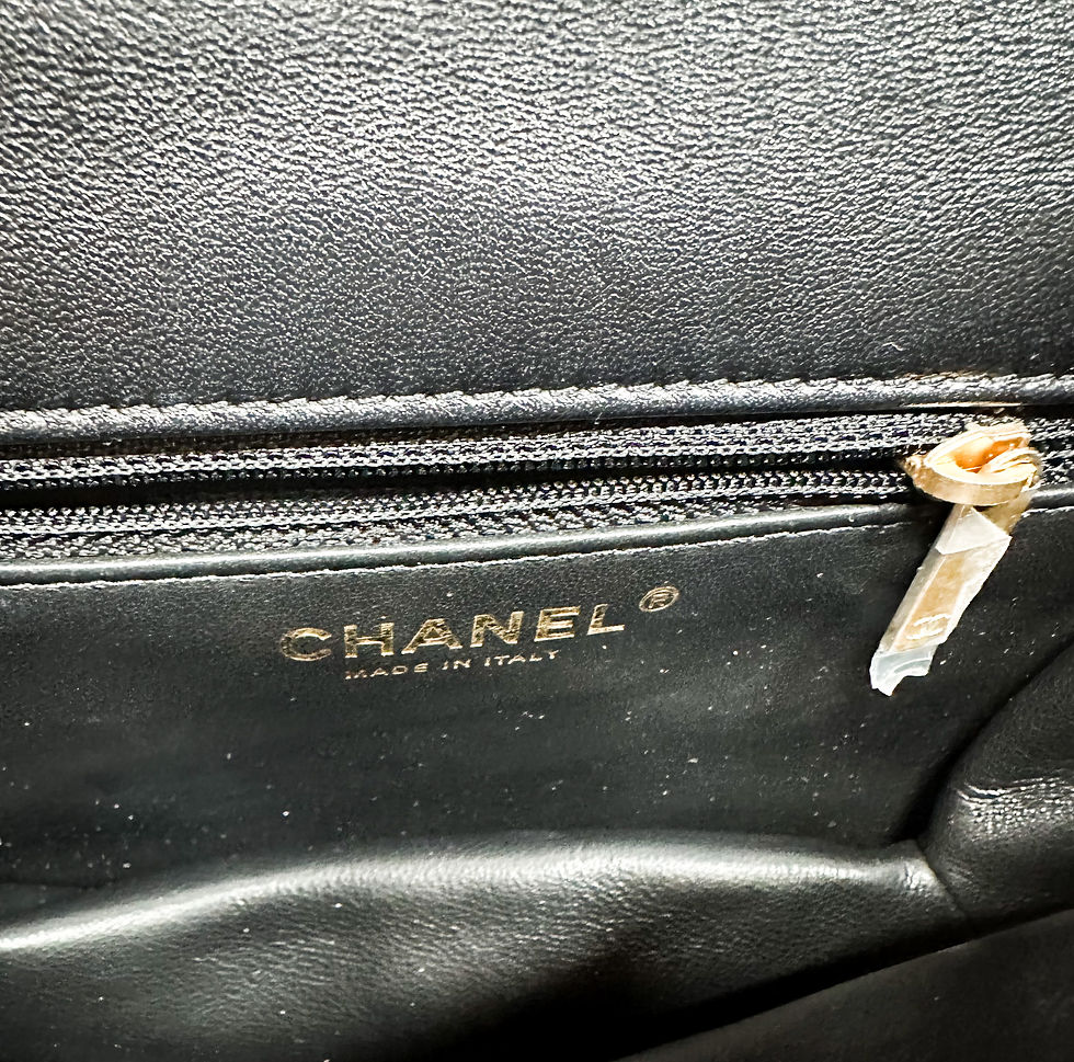 Thumbnail: Chanel Lambskin Quilted Small Color Match Flap Bag Black