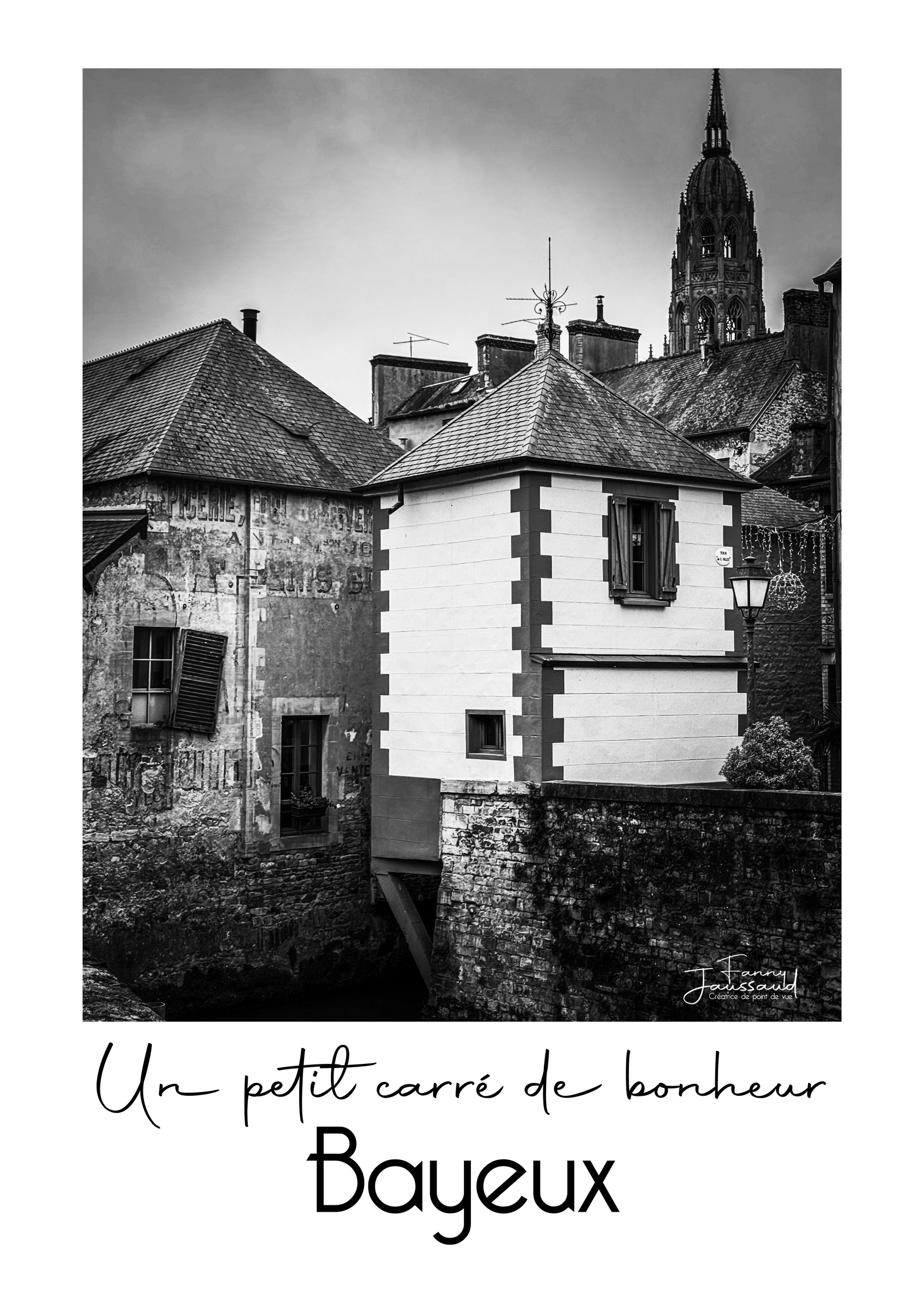 Affiche Bayeux Un petit carré de bonheur