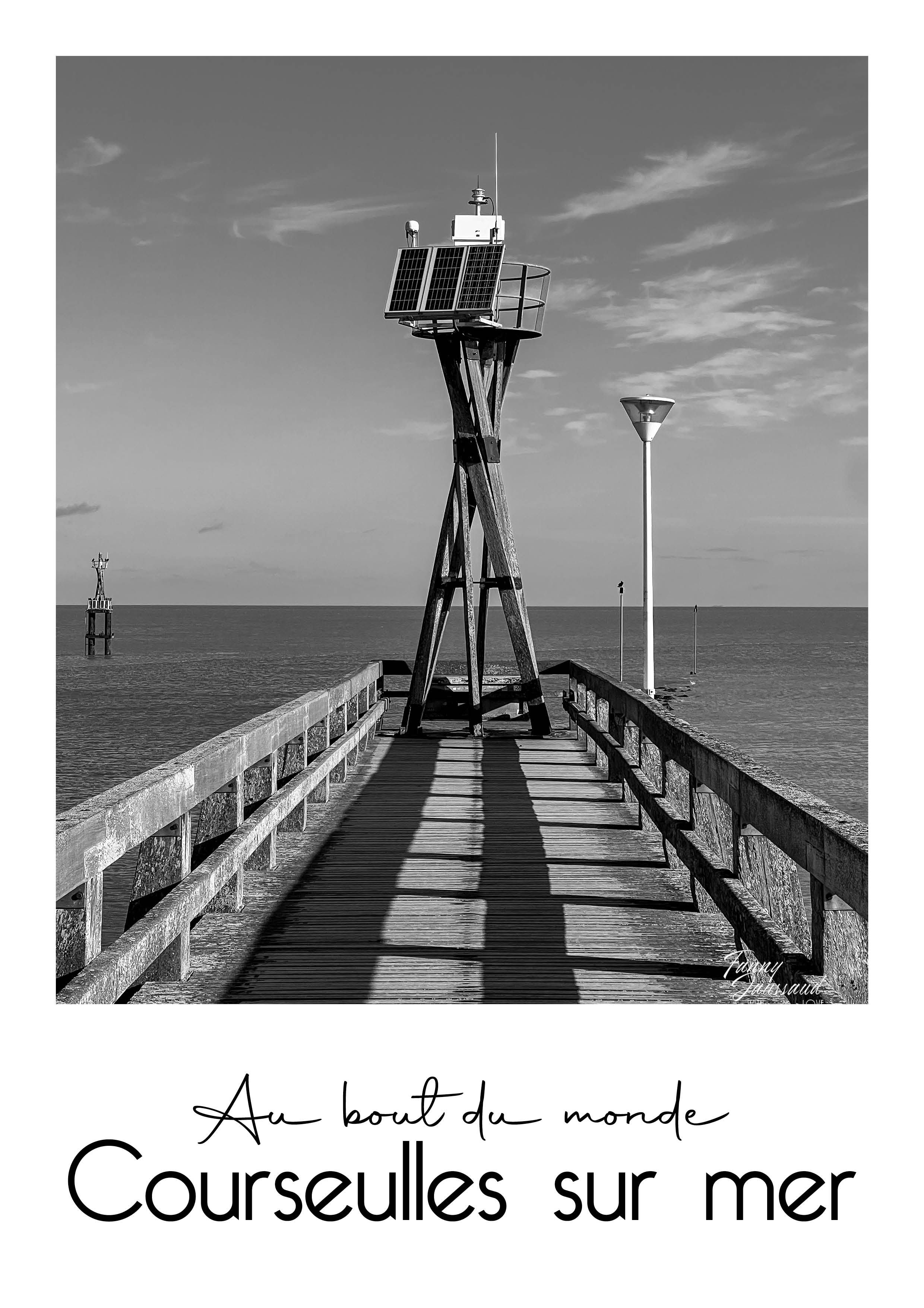 Affiche de Courseulles-sur-Mer -Au bout du monde-