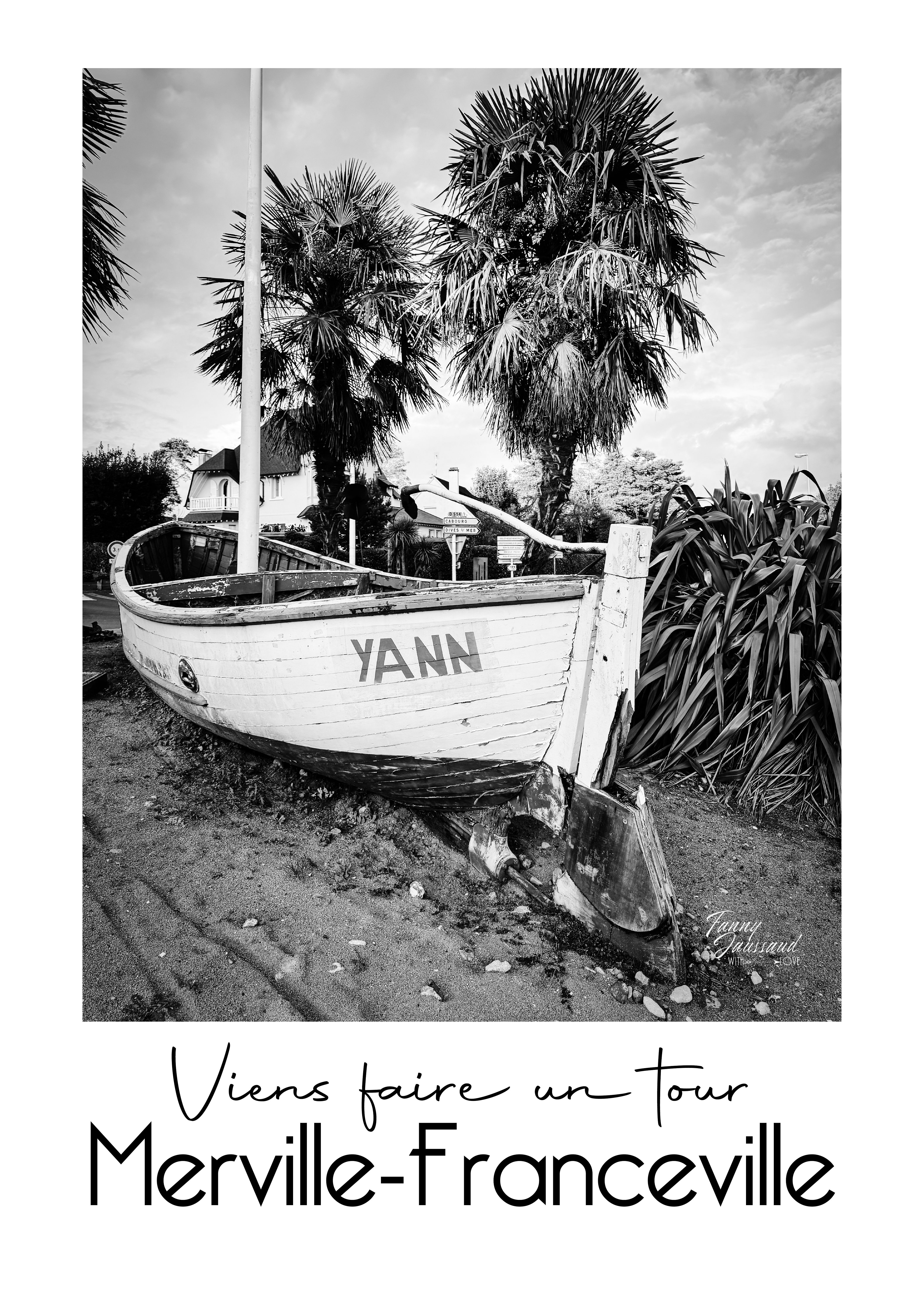 Affiche Merville-Franceville - Viens faire un tour-