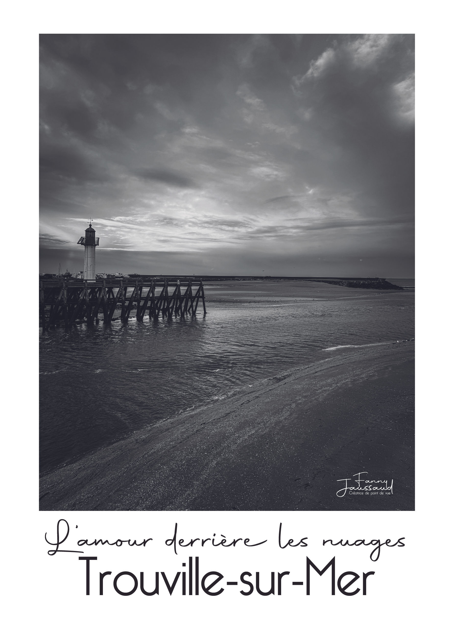Affiche Trouville-sur-Mer /L'amour derrière les nuages