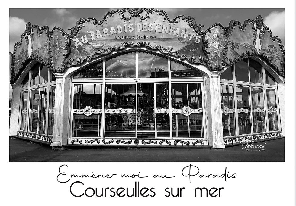 Affiche de Courseulles-sur-Mer -Emmène-moi au Paradis -