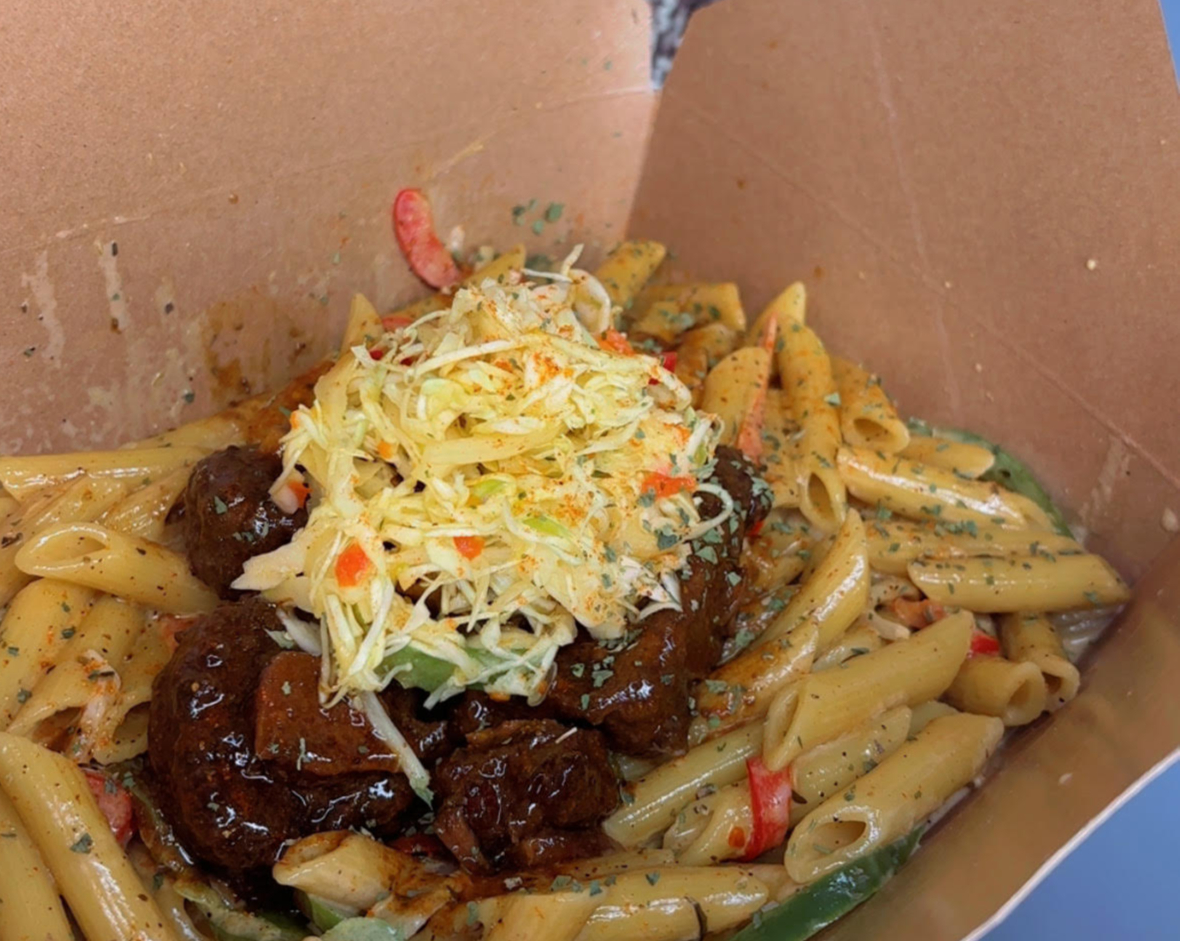 Arranged Food and Objects