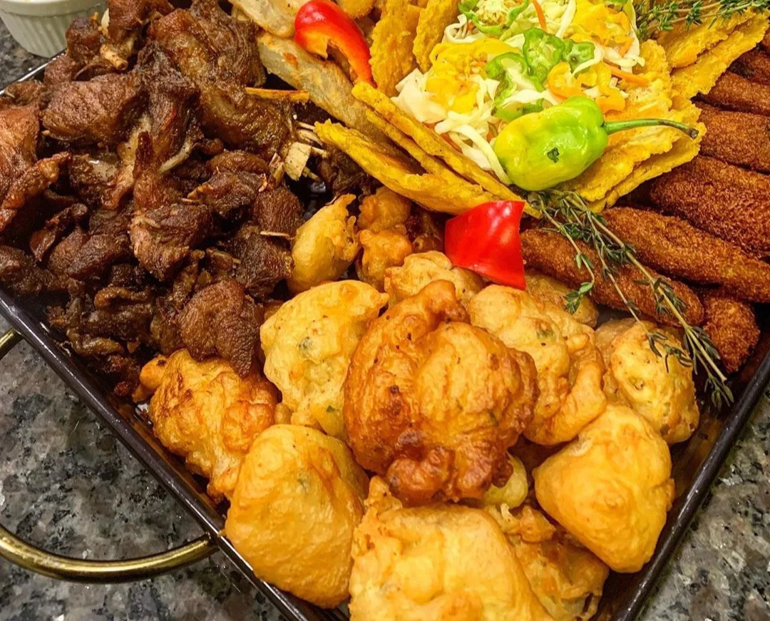 Arranged Food and Objects