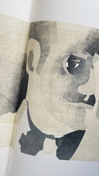 portret james joyce door nicole montagne