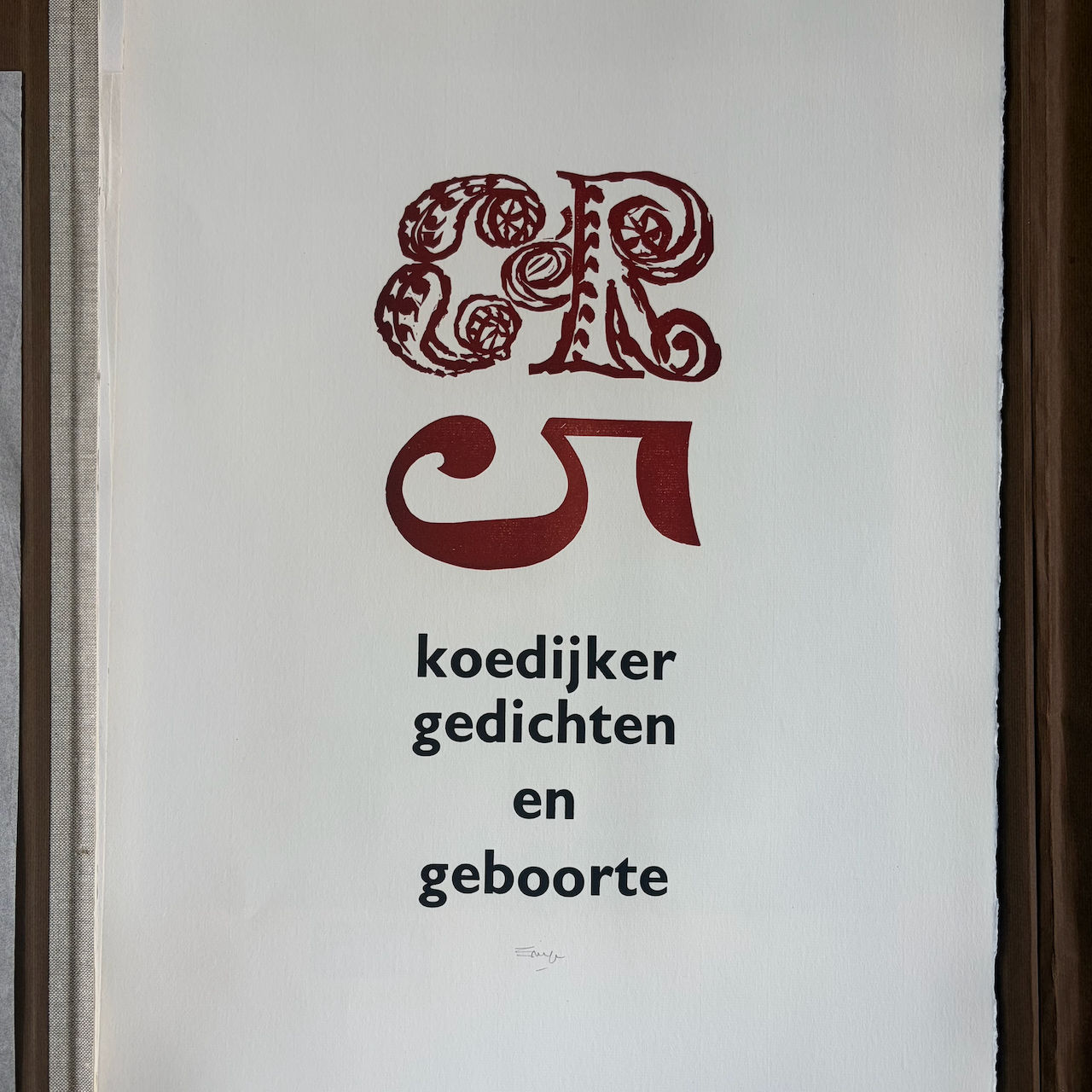 Ee Ruttenberg, 5 Koedijker gedichten