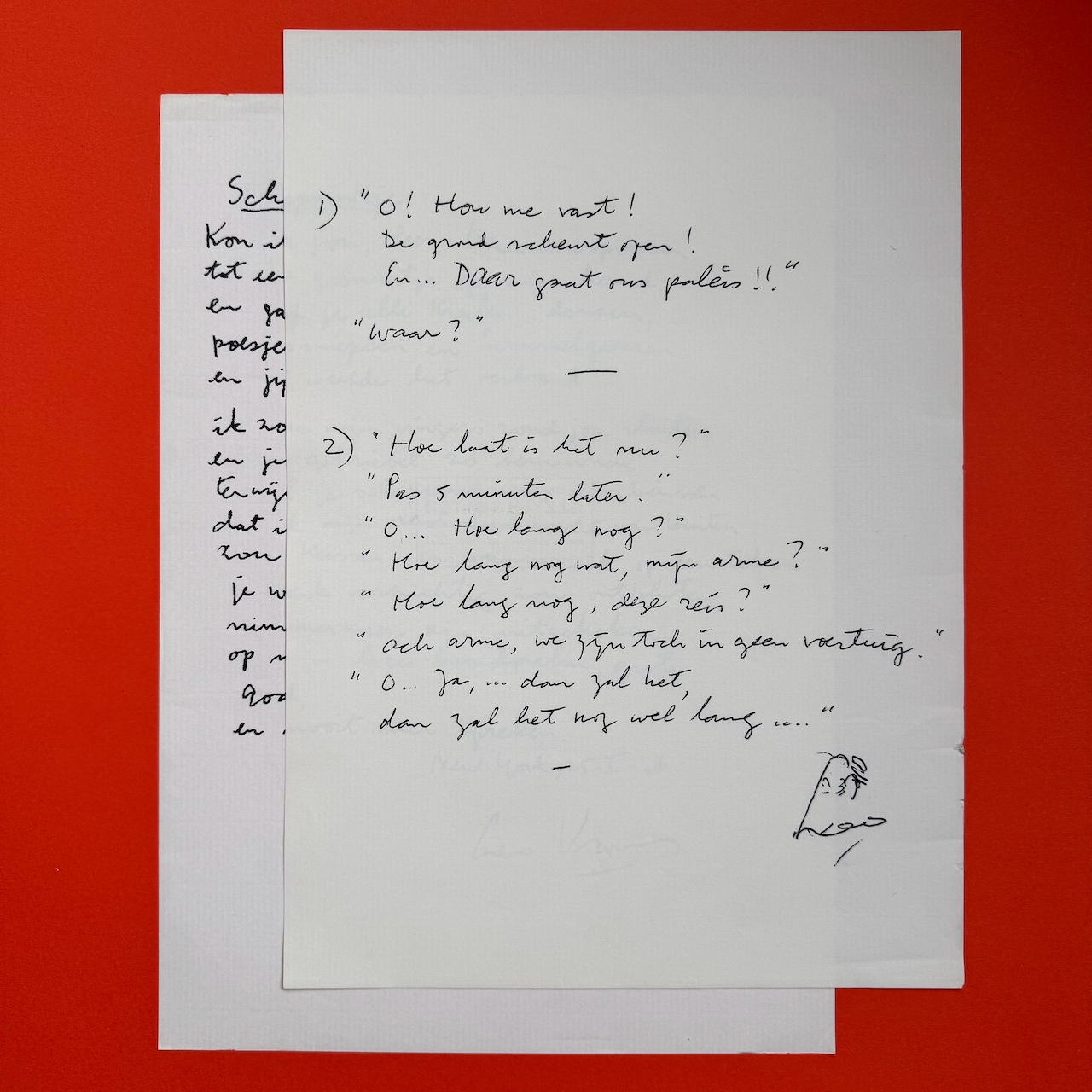 Leo Vroman, Twee rijmprenten