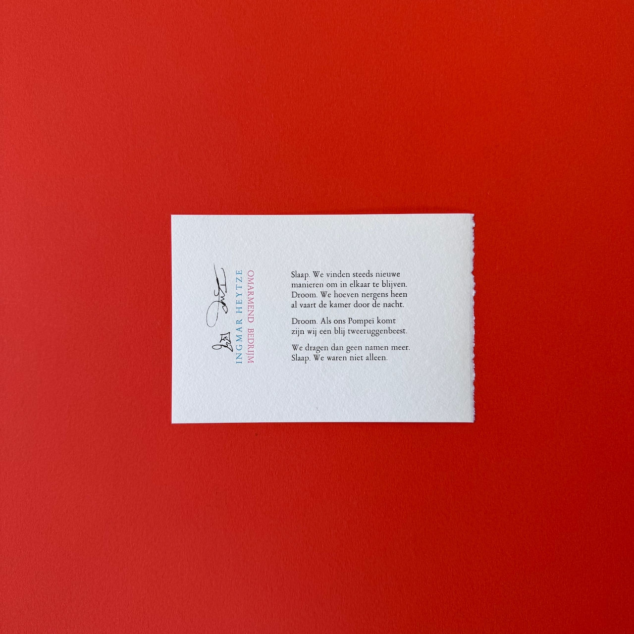 Ingmar Heytze, Omarmend bedrijm (roze)