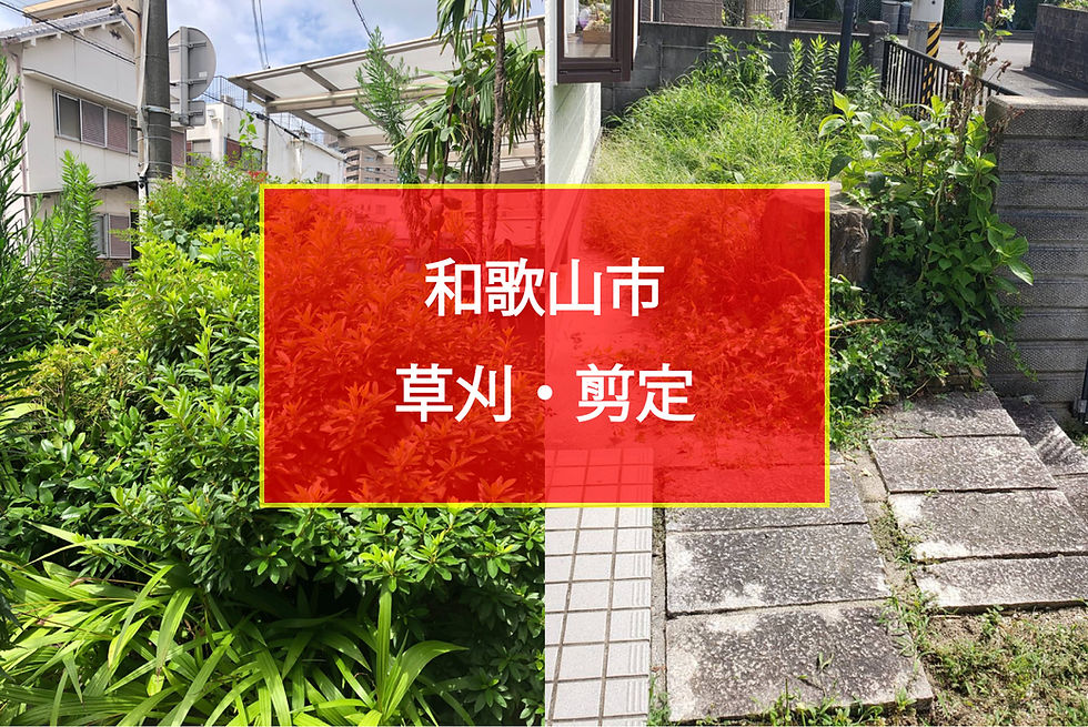 和歌山市 草刈・剪定