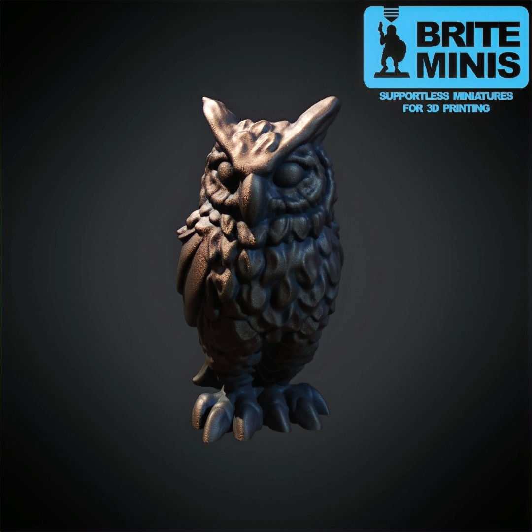 figurine de hiboux modèle 1 format 28mm