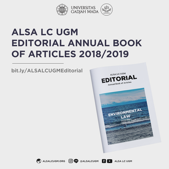ALSA LC UGM EDITORIAL ANNUAL BOOK OF ARTICLES 2018/2019