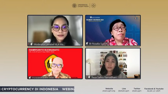 ALSA LC UGM WEBINAR SERIES #2 x EDITORIAL BOARD: “Quo Vadis Regulasi Cryptocurrency di Indonesia”