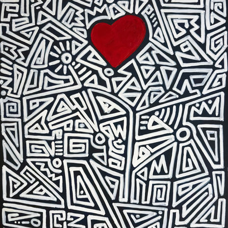 Peinture acrylique sur dibond, artiviste Denis20100