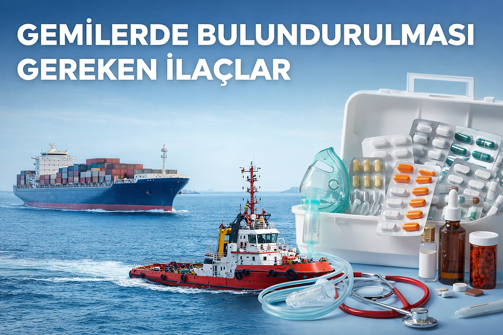 Gemilerde Bulundurulması Gereken İlaçlar